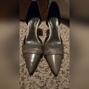 Apostrophe Shimmering Silver Women's Heels